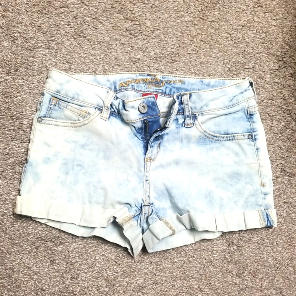 Girl's size 1 Arizona bleached jean shorts